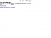 janjope.de Webseite Vorschau