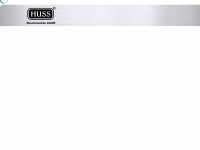 huss-maschinenbau.de Webseite Vorschau