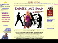 karaoke-mit-band.de Webseite Vorschau
