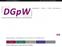dg-pw.de Webseite Vorschau