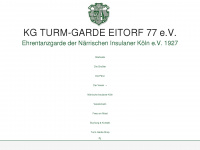 turmgarde.de Webseite Vorschau
