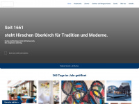 hirschen-oberkirch.ch Webseite Vorschau