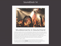 sounddock14.ch Webseite Vorschau