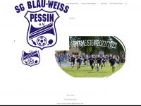 blau-weiss-pessin.info Webseite Vorschau