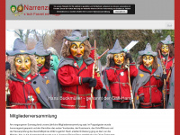 narrenzunft-rommelsbach.de Webseite Vorschau
