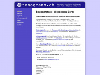 tomogramm.ch Webseite Vorschau