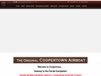 coopertownairboats.com Webseite Vorschau