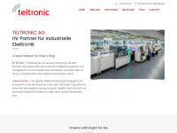 teltronic.ch Webseite Vorschau