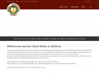 ultsch-muehle.de Webseite Vorschau