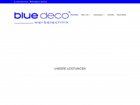 blue-deco.de Webseite Vorschau