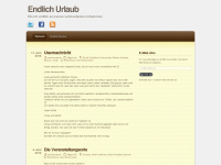 endlichurlaub.wordpress.com Webseite Vorschau