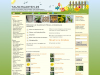 tauschgarten.de Webseite Vorschau