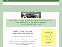karate-sv-mainz.de Webseite Vorschau