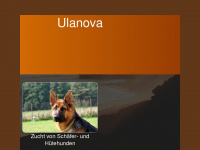 ulanova.ch Webseite Vorschau