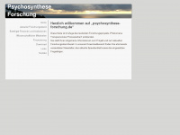 psychosynthese-forschung.de Webseite Vorschau