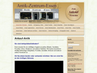 antik-zentrum-essen.de Webseite Vorschau