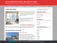comersee-hotels.de Webseite Vorschau