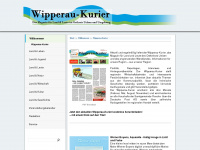 wipperau-kurier.de Webseite Vorschau