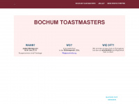 bochum-toastmasters.de Webseite Vorschau