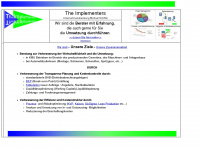 the-implementers.de Webseite Vorschau