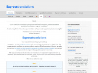 expresstranslations.de Webseite Vorschau