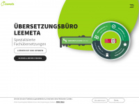 leemeta-uebersetzungen.de Webseite Vorschau