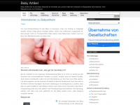 baby-artikel.info Webseite Vorschau