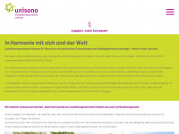 unisono-ug.de Webseite Vorschau