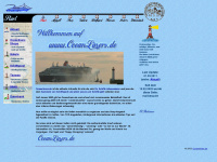 oceanliners.de Webseite Vorschau