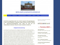 berliner-jugendfeuerwehr.de Webseite Vorschau