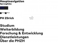 phzh.ch Webseite Vorschau