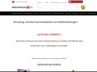 elektroheizung24.de Webseite Vorschau