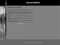 pop-art-galerie.de Webseite Vorschau