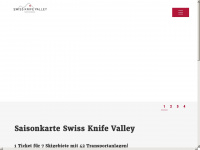 swissknifevalley.ch Webseite Vorschau