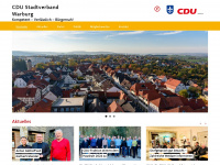 cdu-warburg.de Webseite Vorschau