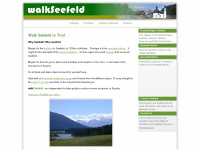 walkseefeld.com Webseite Vorschau