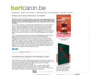 bartcaron.be Webseite Vorschau