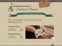 geigenbau-boensch.de Webseite Vorschau