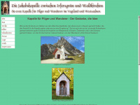 jakobskapelle.de Webseite Vorschau