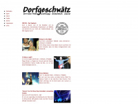 dorfgeschwaetz.de Webseite Vorschau