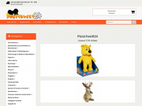 plueschwelt24.de Webseite Vorschau