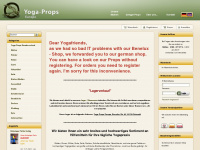 yoga-props.eu Webseite Vorschau
