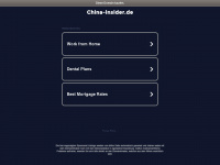 china-insider.de Webseite Vorschau