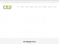 rothmund-holz.de Webseite Vorschau