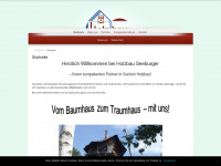 holzbau-seeburger.de Webseite Vorschau