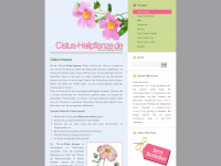 cistus-heilpflanze.de Webseite Vorschau