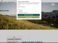 campingsuedtirol.com Webseite Vorschau