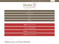 matzhof.it Webseite Vorschau