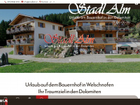 stadlalm.it Webseite Vorschau