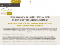 seehauser.com Webseite Vorschau